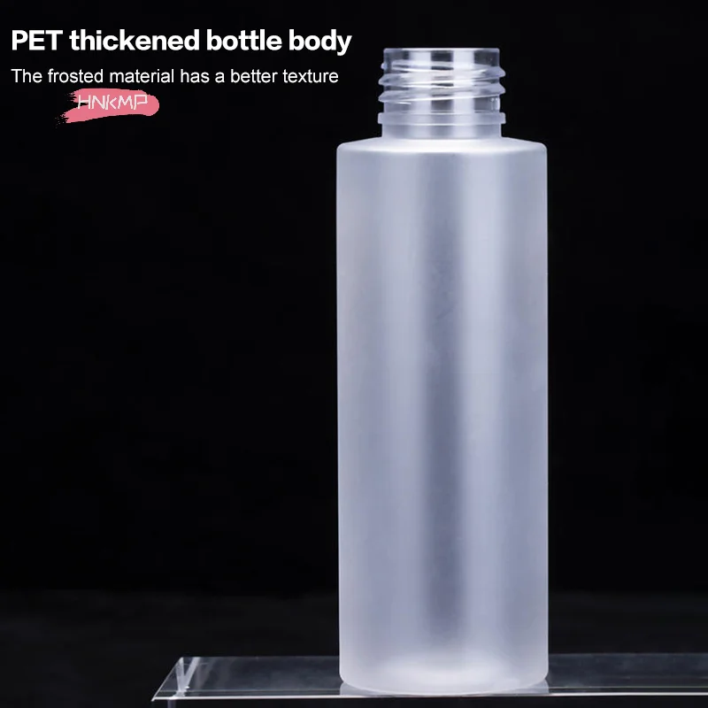 1 قطعة 100 مللي/200 مللي زجاجة محلول مسطحة الكتف مع مضخة الضغط موزع السفر حاوية مستحضرات التجميل للعناية بالبشرة والجمال #4