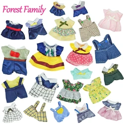 New Dollhouse Dolls Clothes 12 Styles Dress Skirt Forest Family Girls Pretend Play Toys Compatible 1:12 Dollhouse Accessories