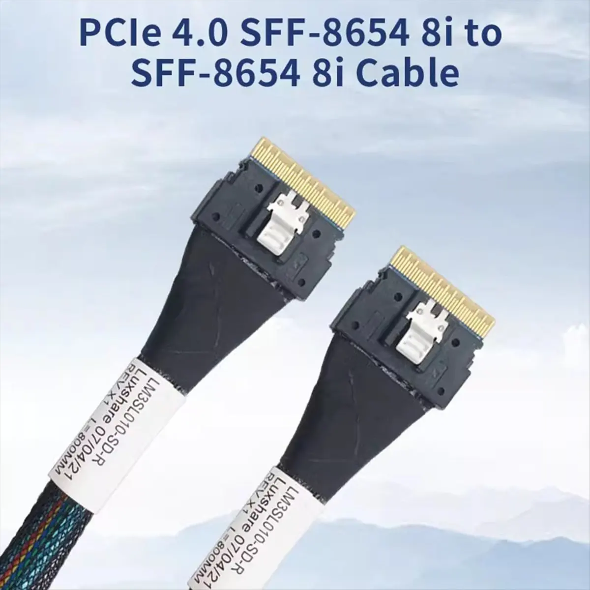 Super Sale High Speed PCIe 4.0 SlimSAS SFF8654 8i to 8i 9500 Series NVMe Available Cable External Video Card Adapter 1M