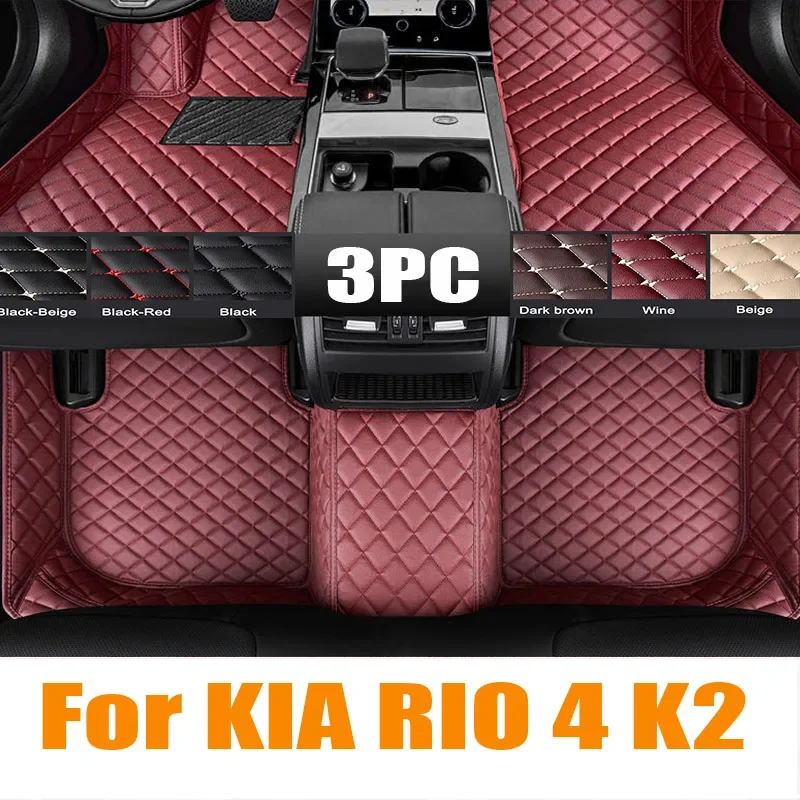 

Original Car Floor Mats For KIA RIO 4 K2 X-Line 2022 2021 2020 2019 2018 2017 Carpets Custom Auto Interior Covers Decor Rugs au