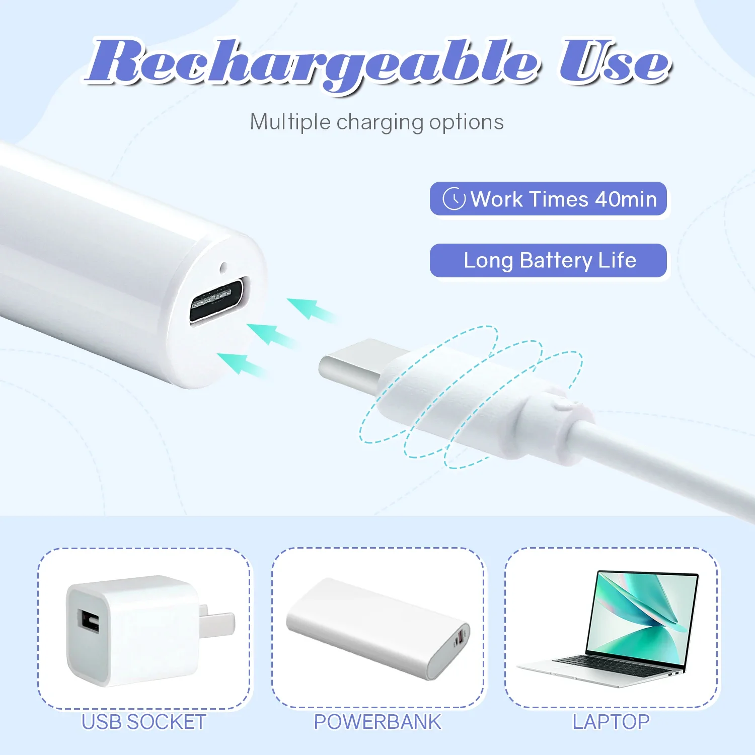 휴대용 빠른 건조 네일 건조기, 미니 UV LED 램프, 전문 매니큐어 광선 요법 손전등 펜 살롱 도구