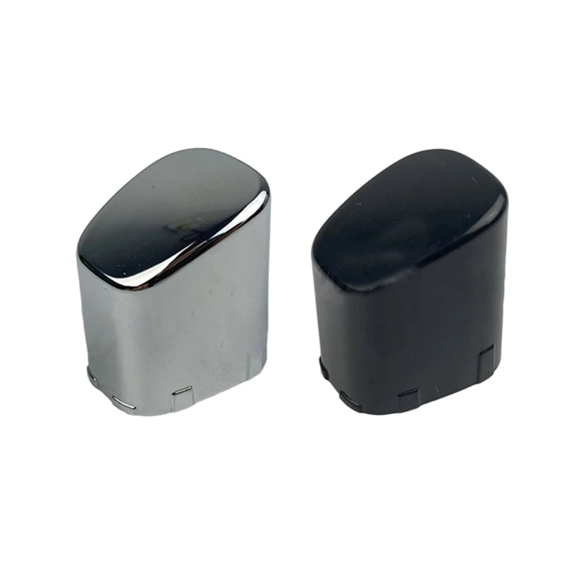 Cubierta de ajuste de botón de freno de mano para Interior de coche, tapa de botón de estacionamiento de palanca de freno de mano cromada,