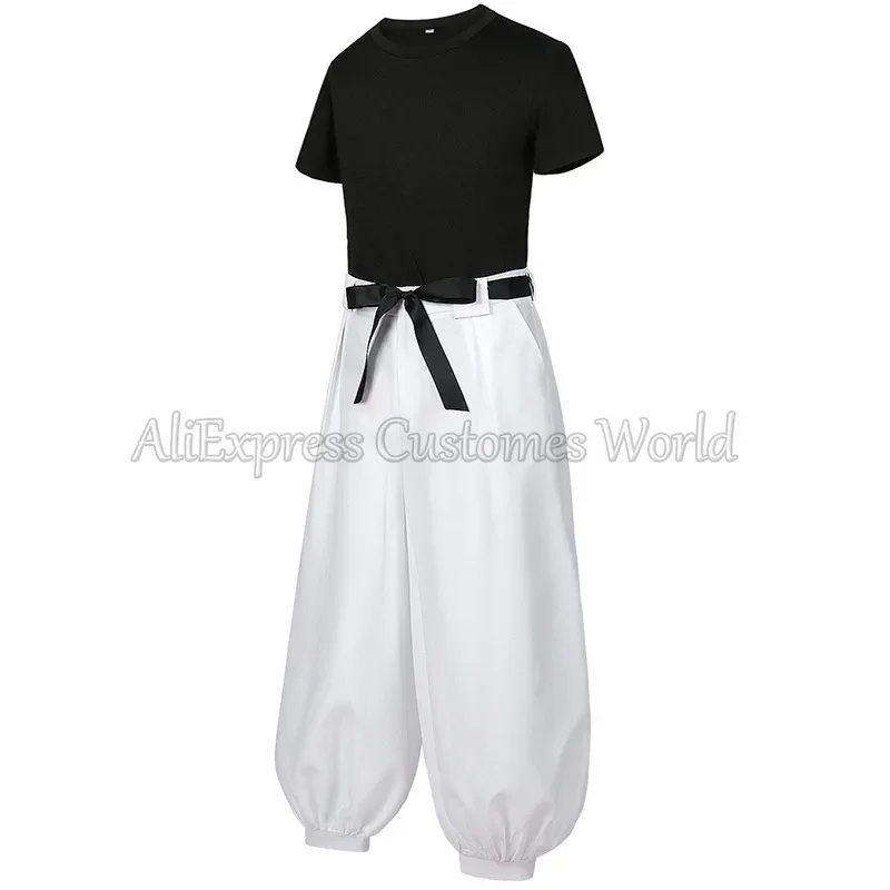 

HN8 Аниме Toji Fushiguro Косплей Костюм Дзюдзюцу Кайсен Сезон 2. Fushiguro Toji Uniform Sorcerer Killer Хэллоуин Топ для Wo8...Gf