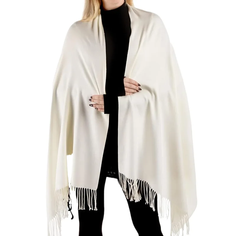 70*200Women's Imitation Cashmere Shawl and Shawl Evening Dress Long Scarf Wedding Bride Bridesmaid Shawl Gift Solid Color Scarf