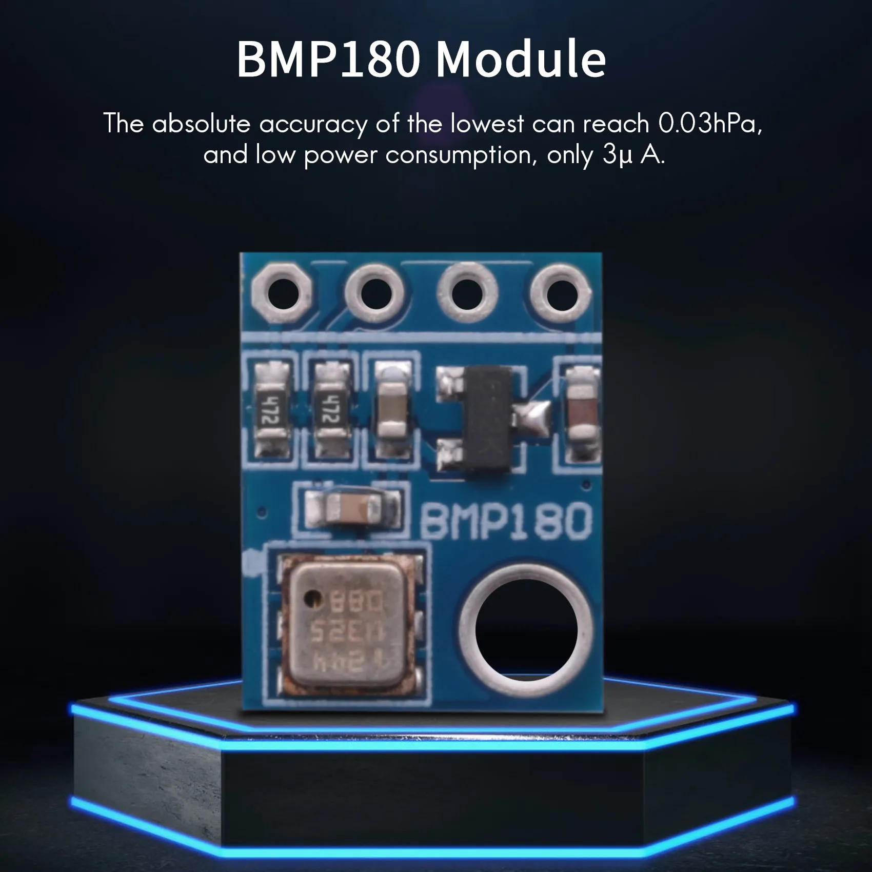 A14M 5 ชิ้น GY-68 BMP180 ความดันบรรยากาศอุณหภูมิเซนเซอร์โมดูลเปลี่ยน BMP085