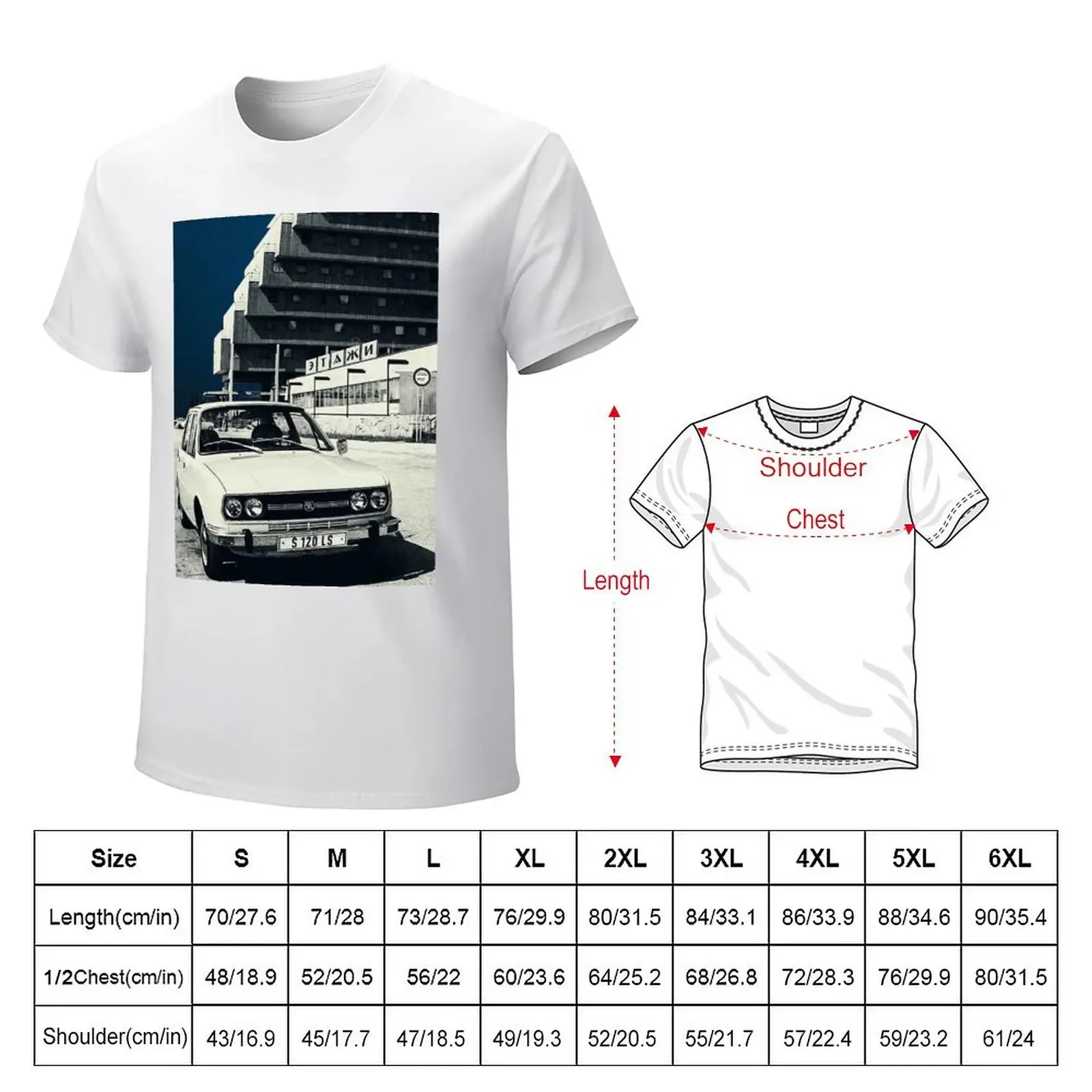 Molchat Doma - Stairs Graphic Art T-shirt plus size tops summer tops Men's cotton t-shirt