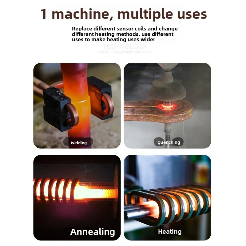 Industrial Ultra-High Frequency Indu Heating Stainless Steel Wire Sawtooth Copper Tube Welding Machine Gear Rail Heat