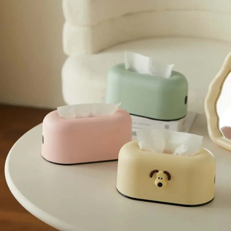 Cream New Creative Tissue Box for Home Living Room, Bedroom, Desktop, Coffee Table, Tissue Drawing Paper Storage Box