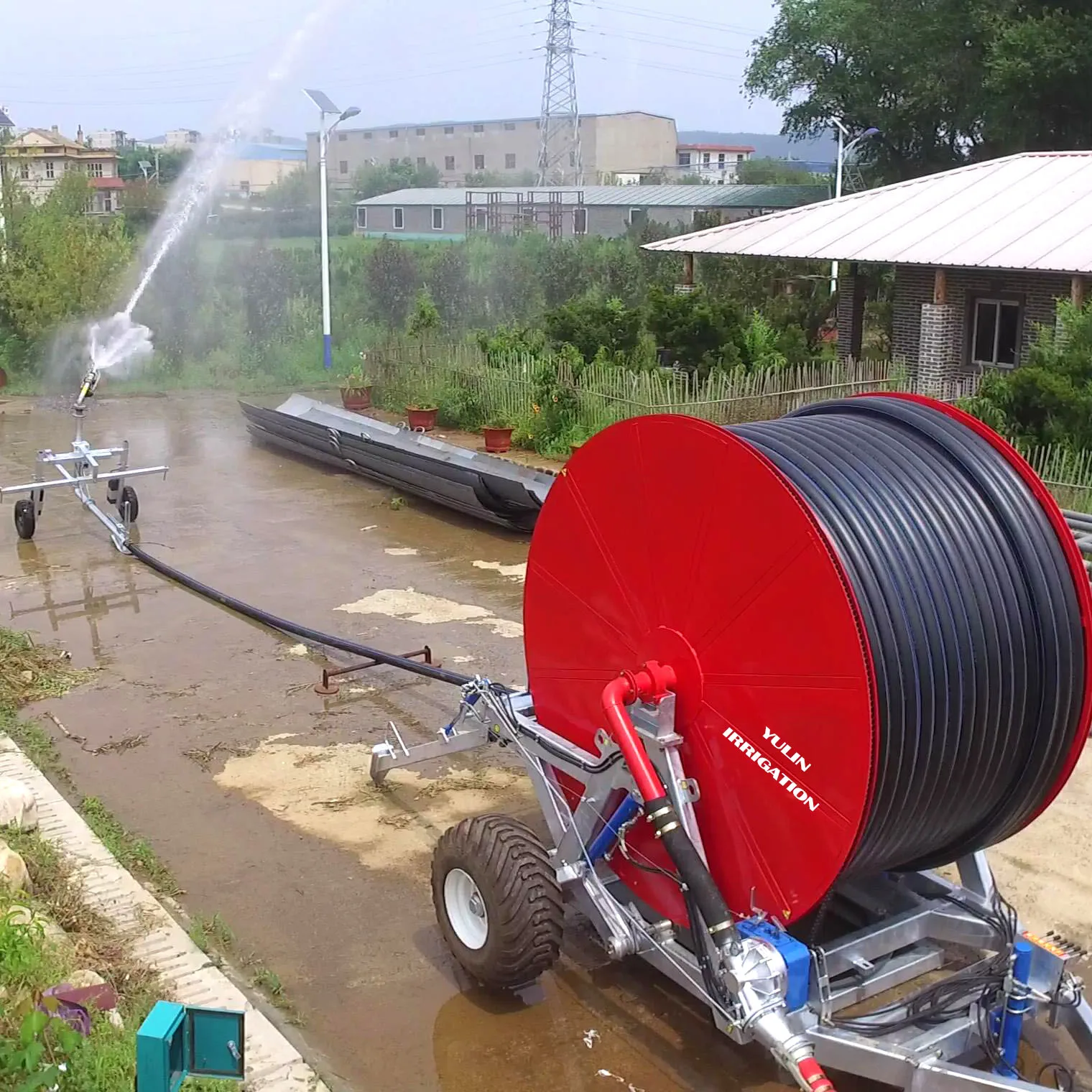 

2024 Travelling Irrigation System Sprinkler / New 75-300tx Hose Reel Irrigation System and Traveling Irrigator Rain