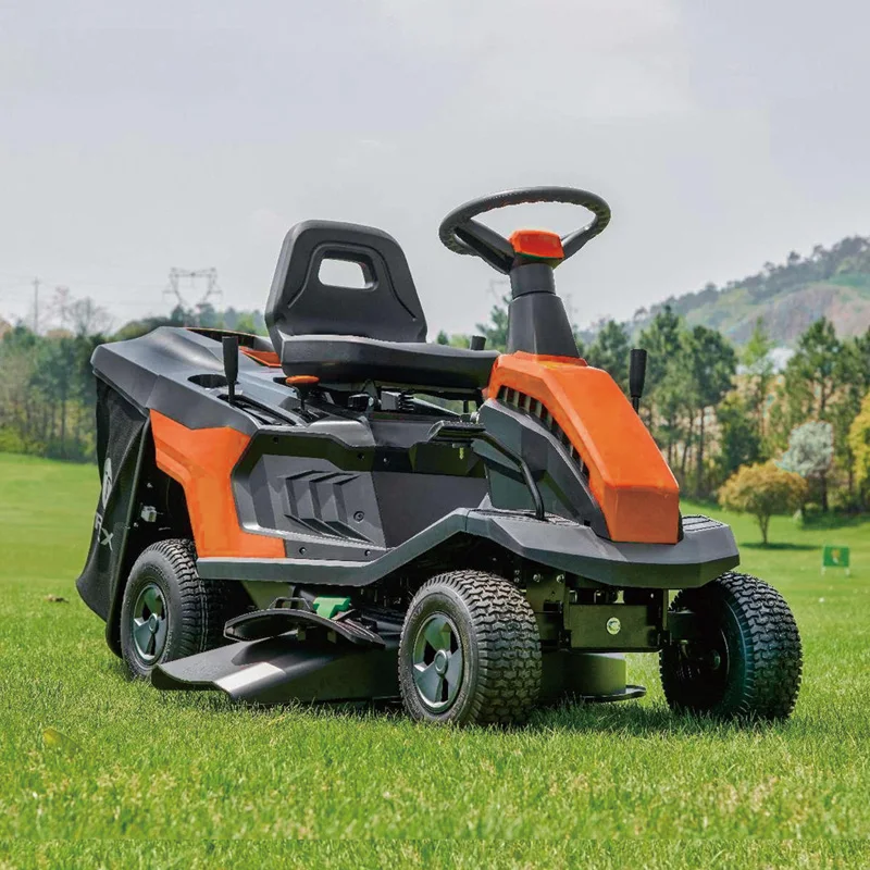 Hantechn Agricultural Riding Mowe Tractor 224cc 660mm Gasoline Ride On Lawn Mower Four-Wheel Lawn Mower