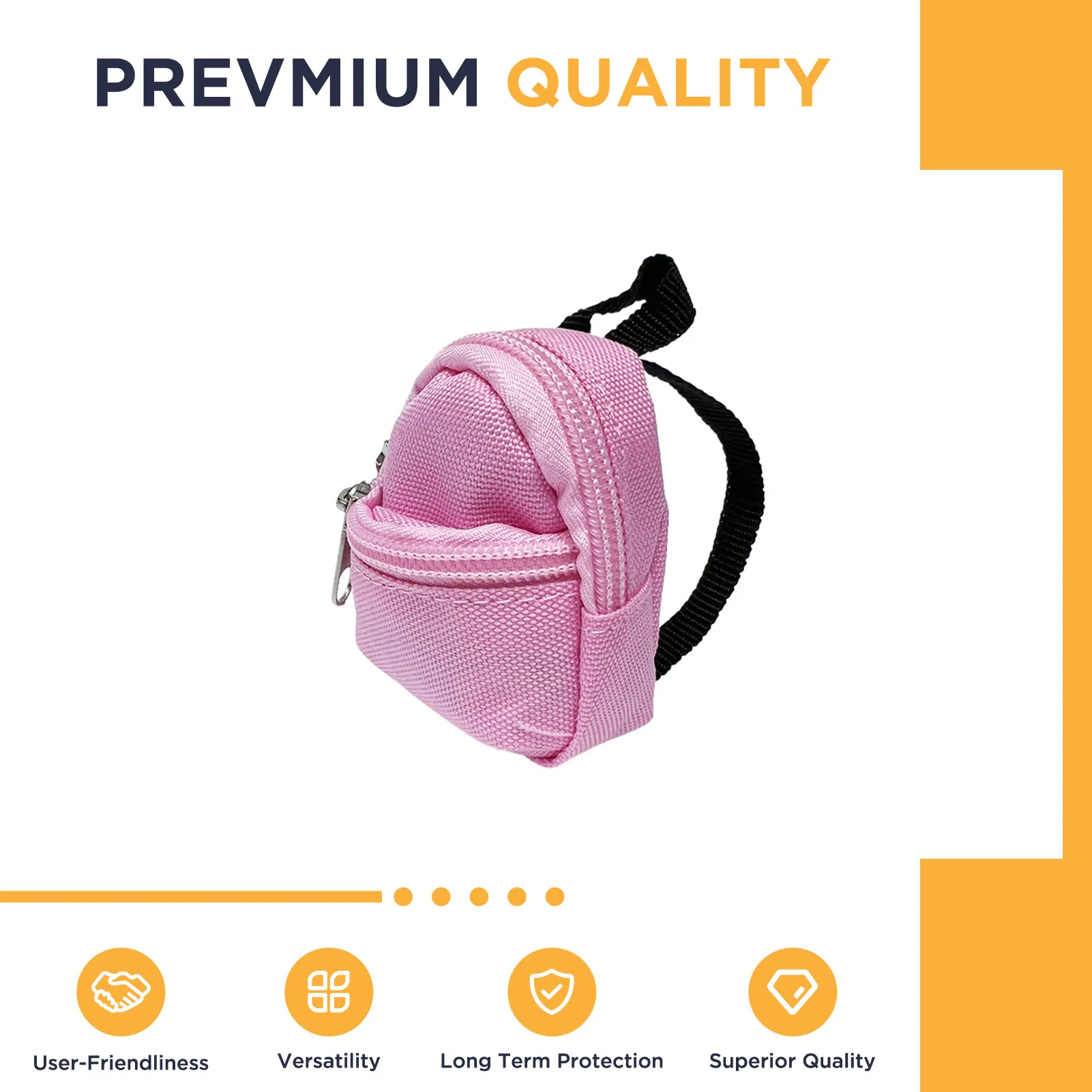 Doll House Miniature Backpack Mini Backpack Doll House School Scene Prop Mini Backpack for Scene Setting