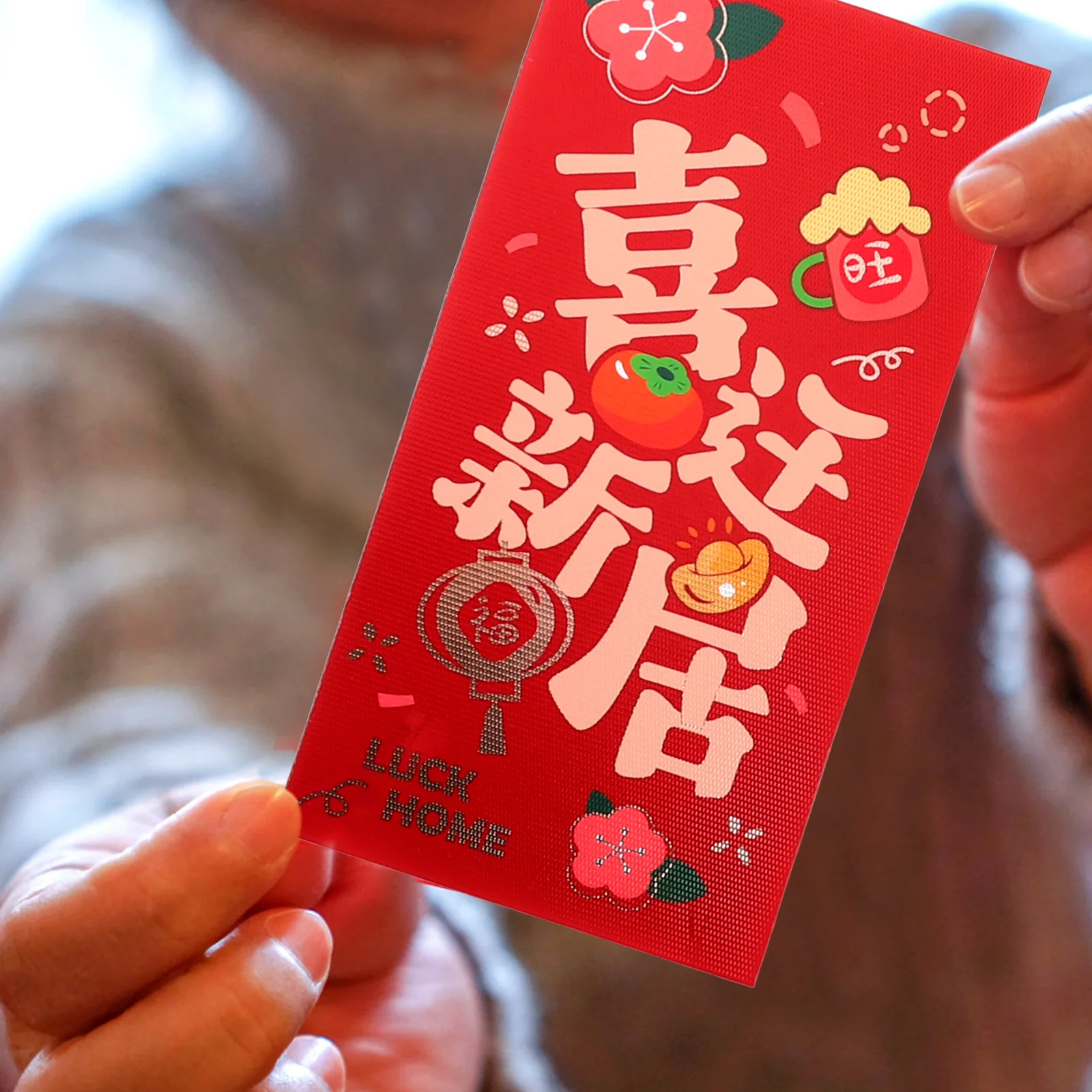 

Festive Housewarming Red Envelopes Chinese Luck Money Bags Mixed Design Decorative Envelopes For New Home Gift Celebration Pack