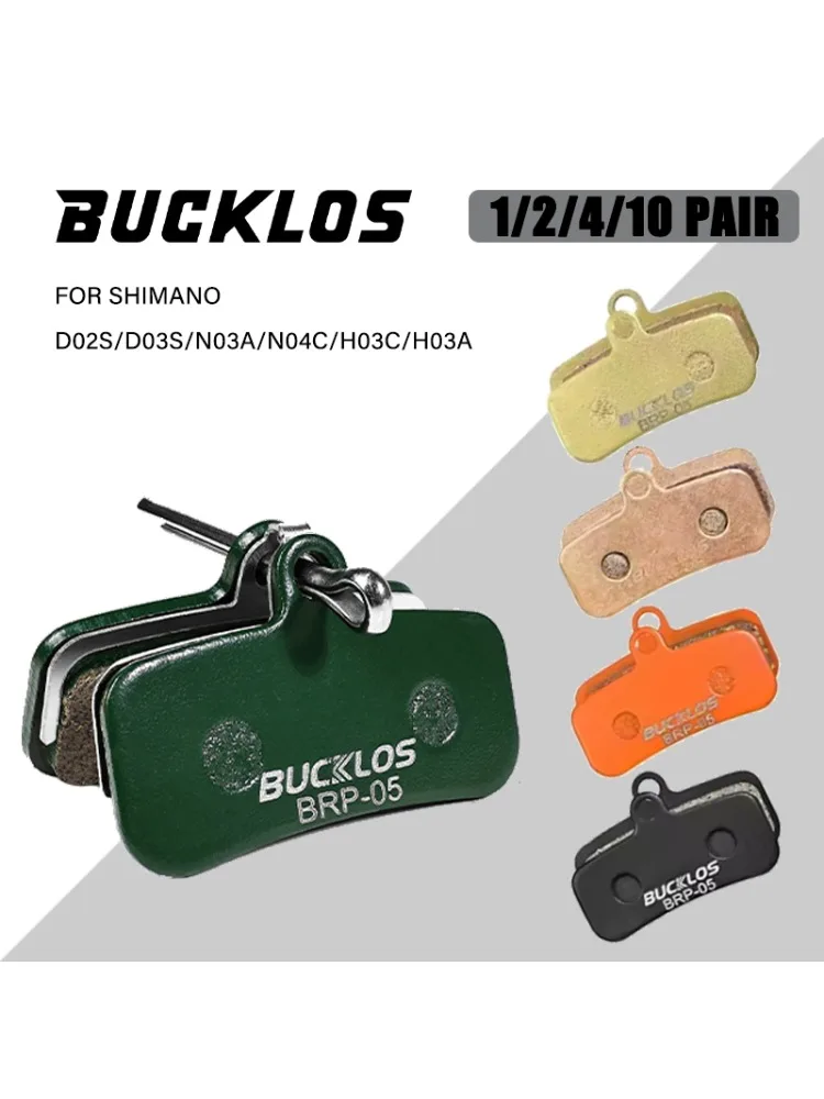 AliExpress BUCKLOS Bicycle Hydraulic Brake Pad for SHIMANO D02S/D03S MTB Bike Disc Brake Pads Wear-resistant Durable Brake Pads Bike Parts