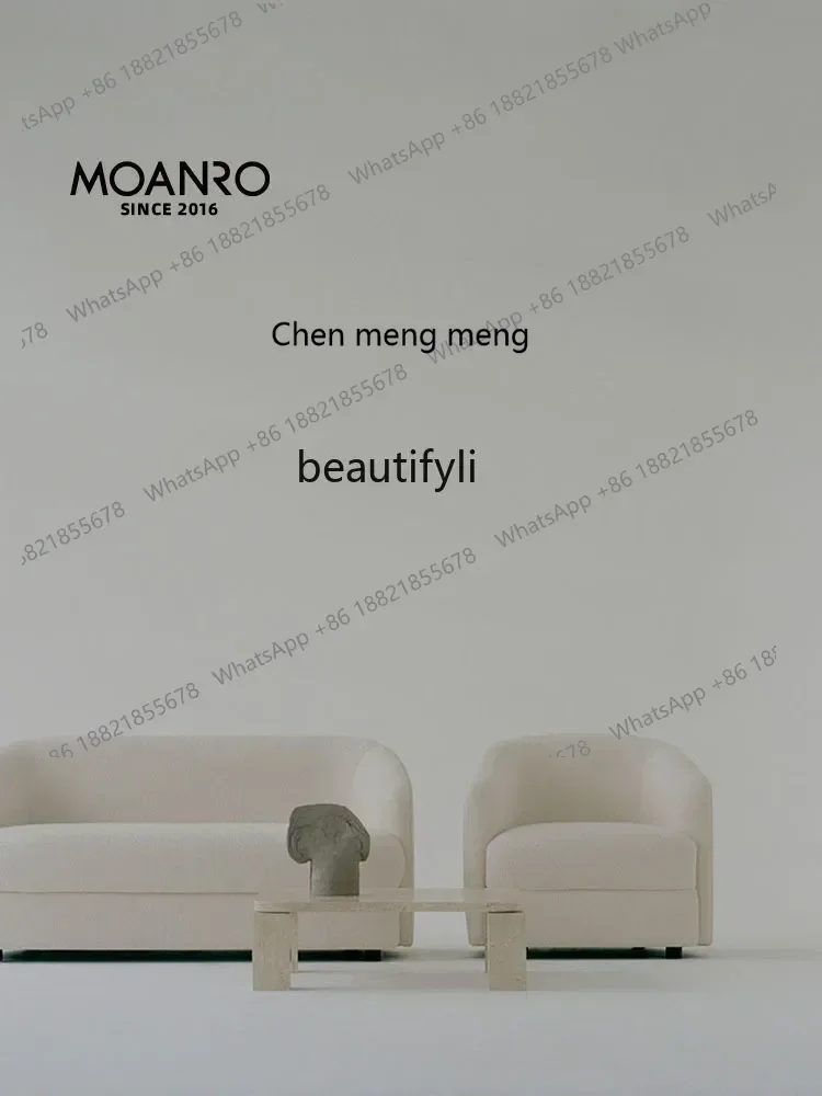 X   A15 Marble Coffee Table Light Luxury High-End Living Room Cave Stone Small Tea Table Silent Wind Sofa Table