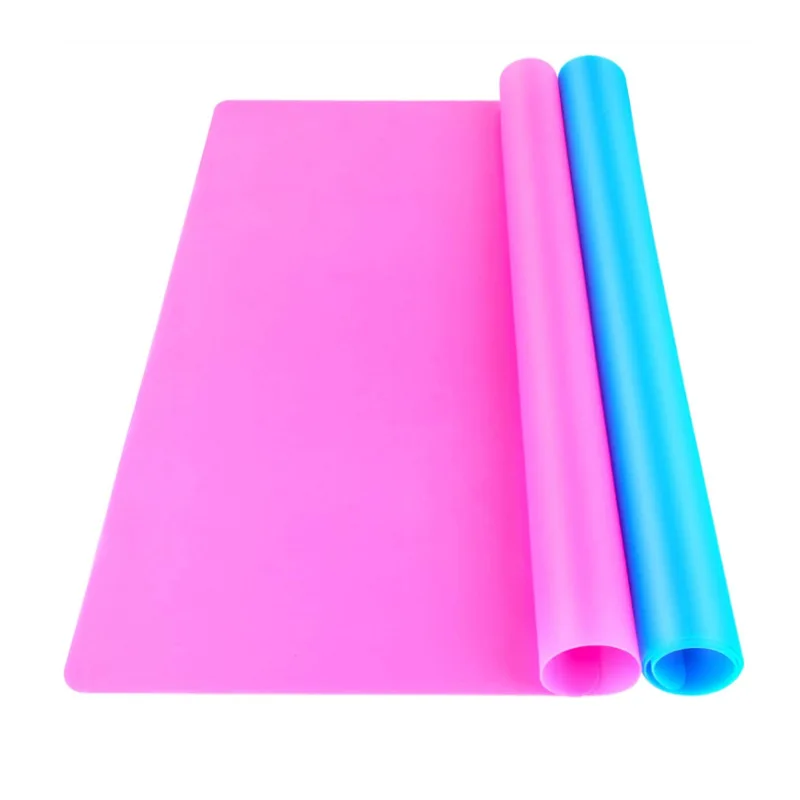 Multipurpose Silicone Mat Waterproof Placemat Heat Insulation Pad Baking Tray Pastry Pads Washable Non-Stick Table Mats