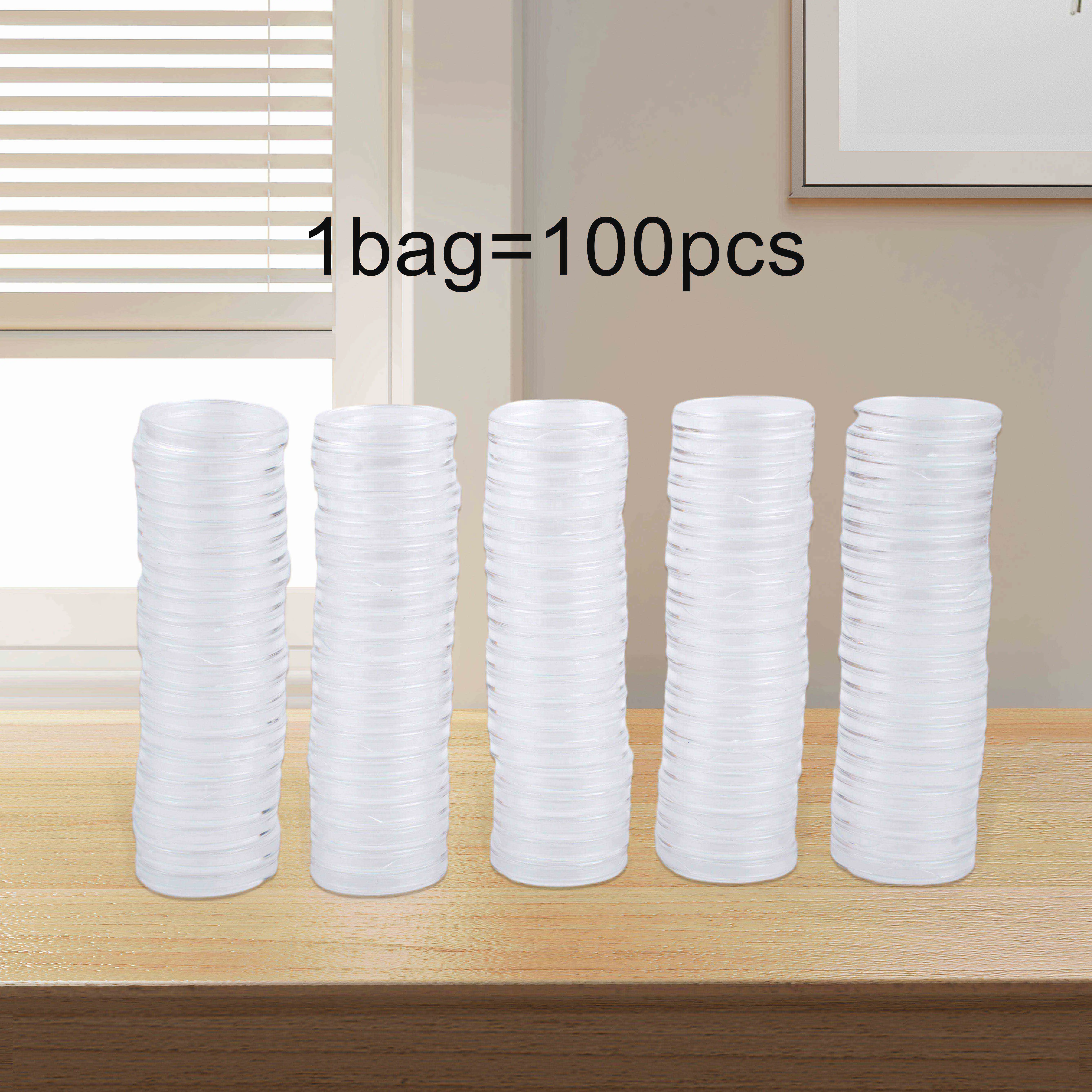 

25mm Cases 100Pcs Box Transparent Storage Boxes Lightweight Portable Plastic Practical Capsules Containers Hot
