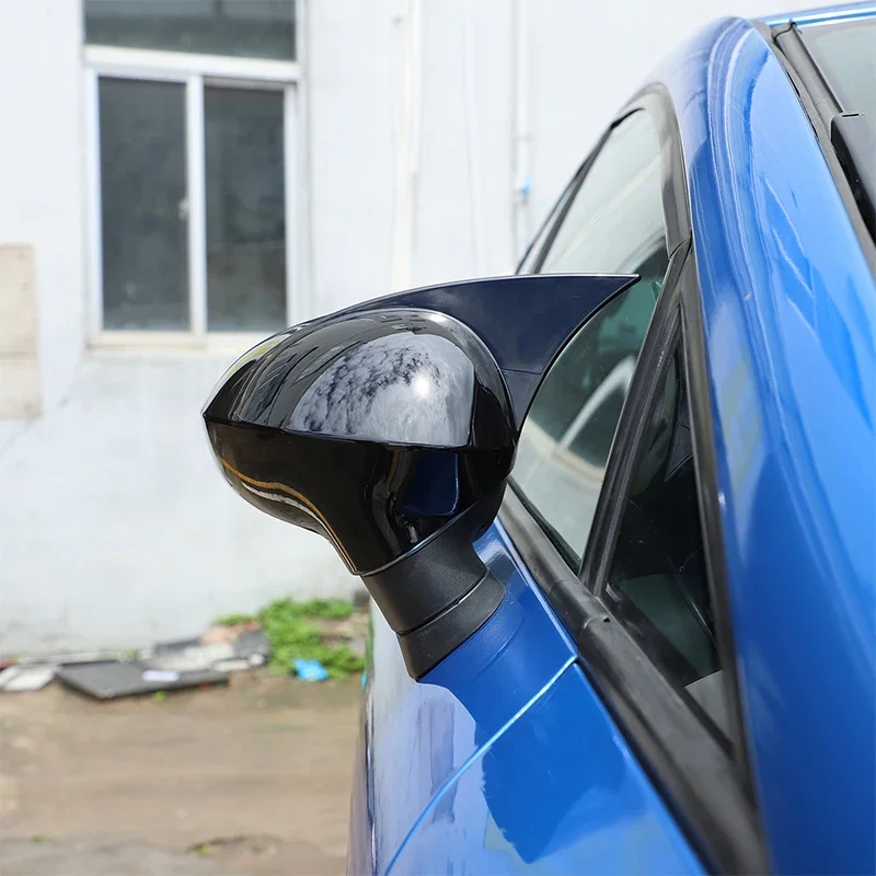 

For Seat Leon MK2 2008-2012 ABS carbon fiber Car Side Rearview Mirror Cover Accessories