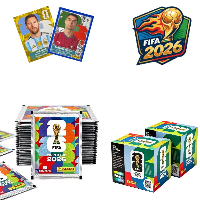 Brand New Panini 2026 FIFA World Cup Stickers International Version Rare Football Star Collection Fan Memorabilia Present