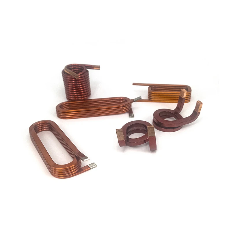 50 Pieces Factory OEM ODM Customized Copper Coil for Inductors and Transformers Generating  Force Various Sizes