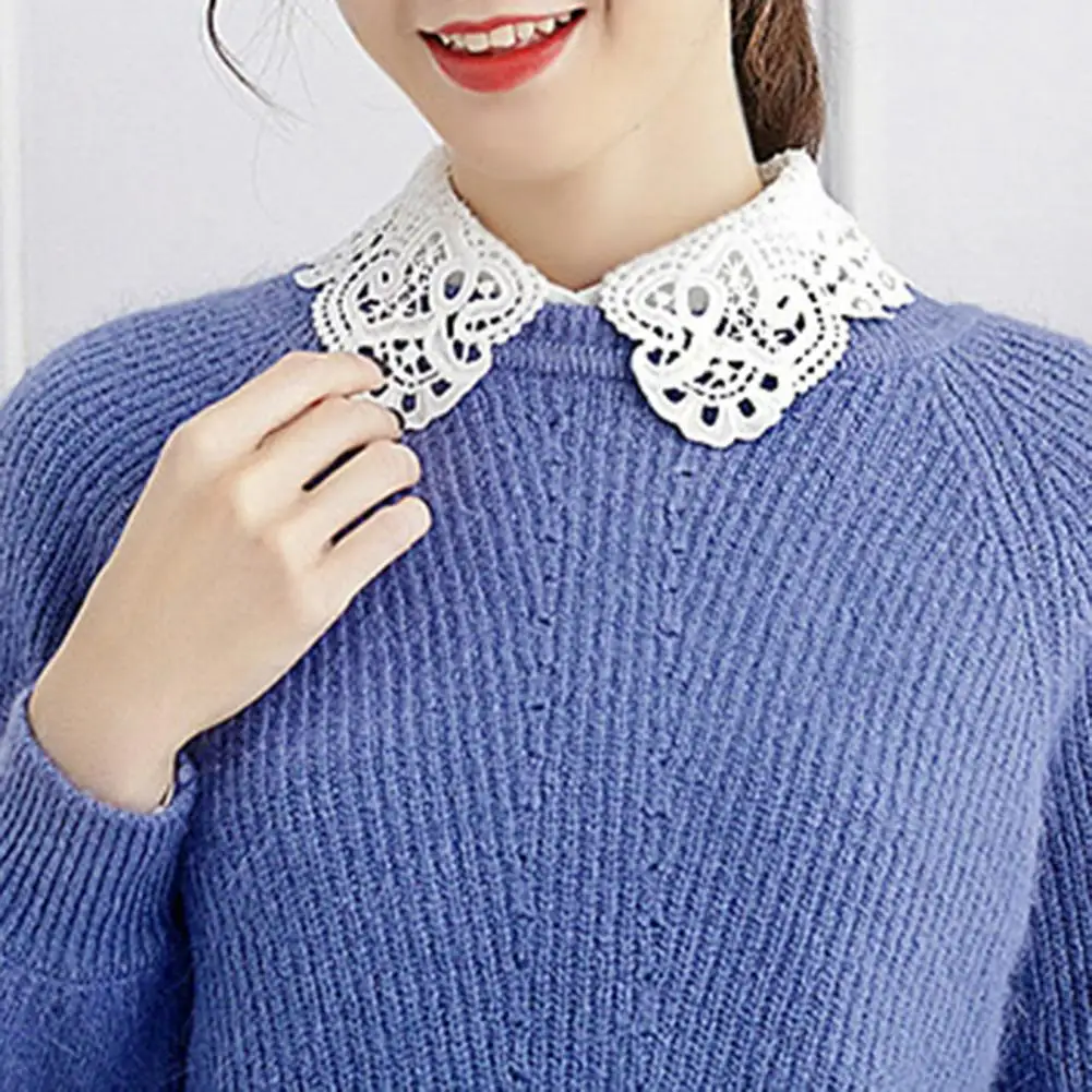 Match Clothes Decorative Soft Adjustable Strap Fake Collar for Daily Life