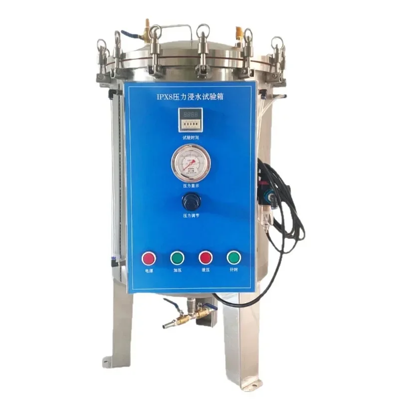 Pressure immersion tester, pressure immersion test chamber, pressure immersion tester
