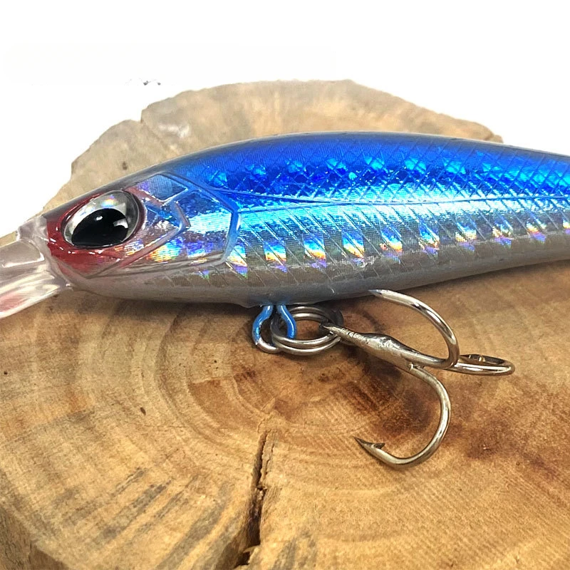 

Artificial Bait Realistic Looking Increase Fishing Rate Treble Hook Crank Fishing Lures Deep Water Hard Wobbler Bait