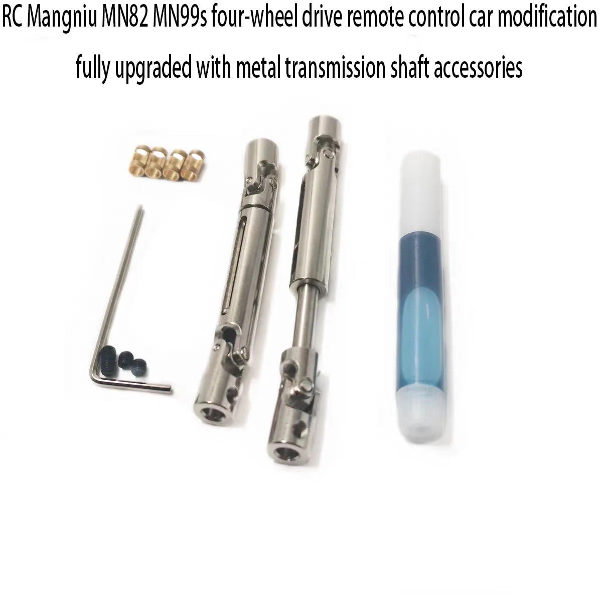 RC Mangniu MN82 MN99s four-wheel drive remote control car modification fully upgraded with metal transmission shaft accessories