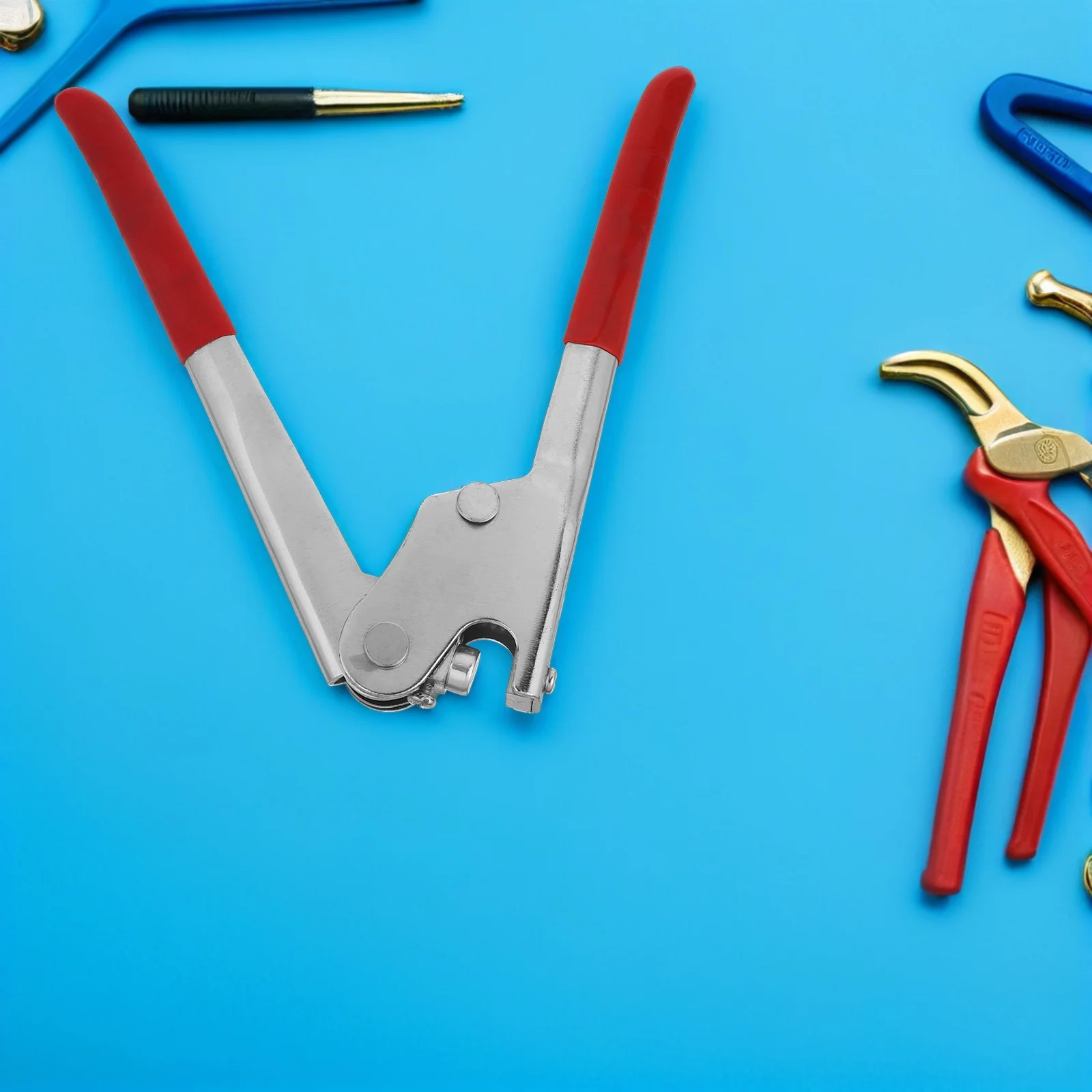 

Ergonomic Lead Sealing Pliers Flat Head Design Heavy Duty Steel Utility Meter Seal Tamper Proof Security Clamp Tool