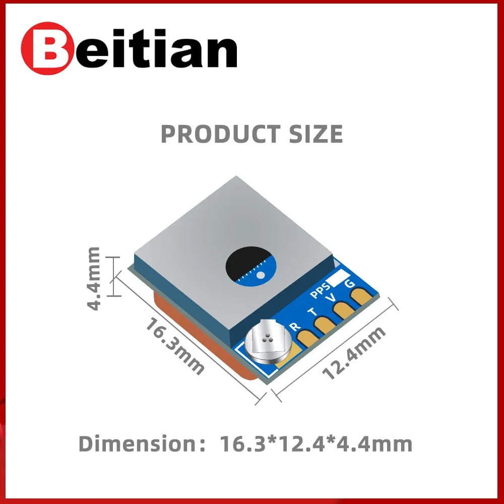 Beitian BE-122 BE-182 BE252Q UBX-M10050 Controller di volo indossabile FPV RC Drone UAV PX4 PIX32 modulo ricevitore antenna GPS GNSS