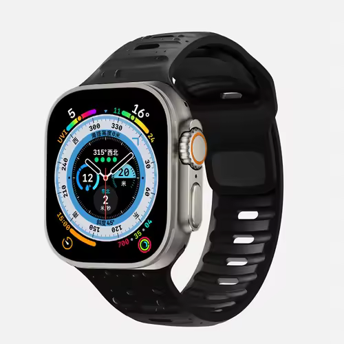 Strap For Apple Watch Band 49mm 44mm 45mm 41mm 40mm 42mm 38mm Soft Silicone sport Bracelet iwatch Serise 8 7 SE 6 5 9 Ultra 49mm - Image 9