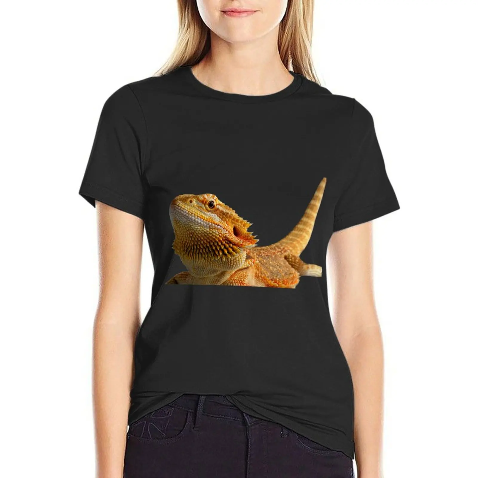 Bearded dragon T-Shirt cute tops lady clothes summer clothes for Women