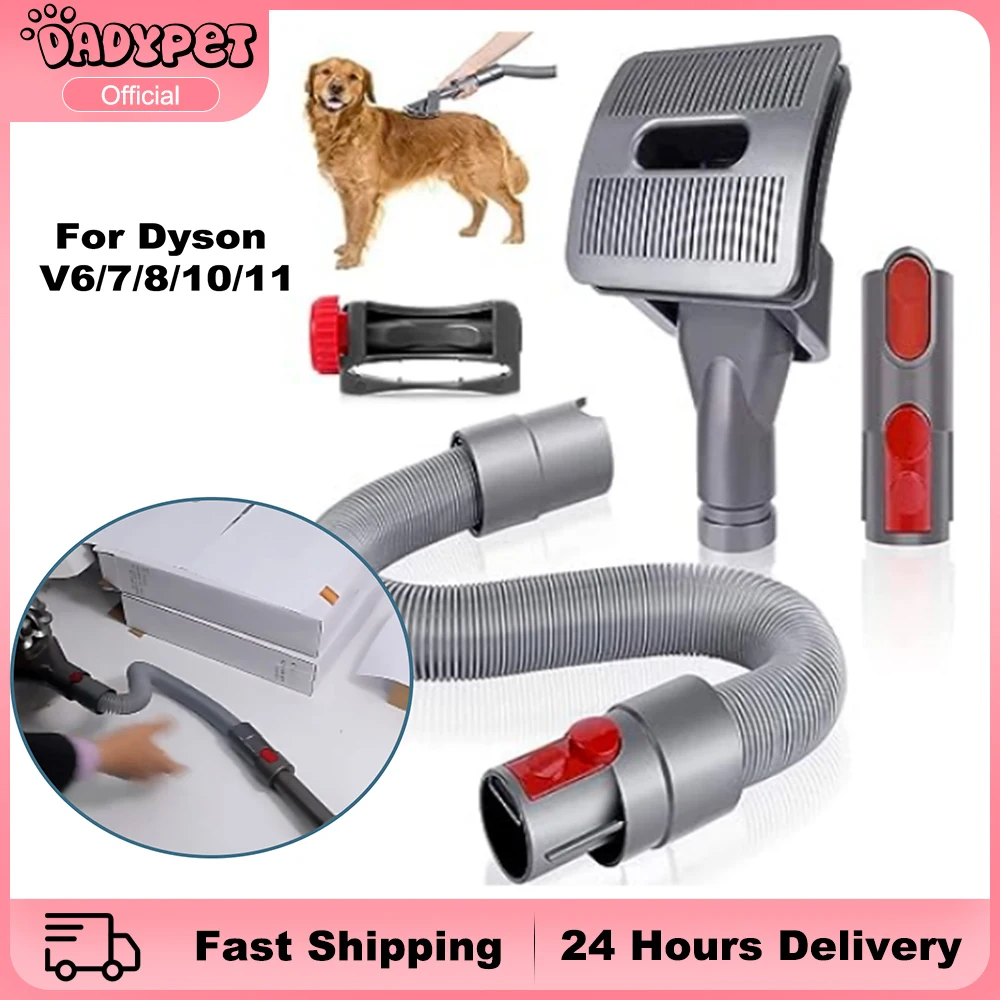 Vacuum Cleaner Accessory Adapter Attachment Accessory Pet Brush Hose Converter Connector Tool for Dyso n V6/7/8/10/11 Vacuum