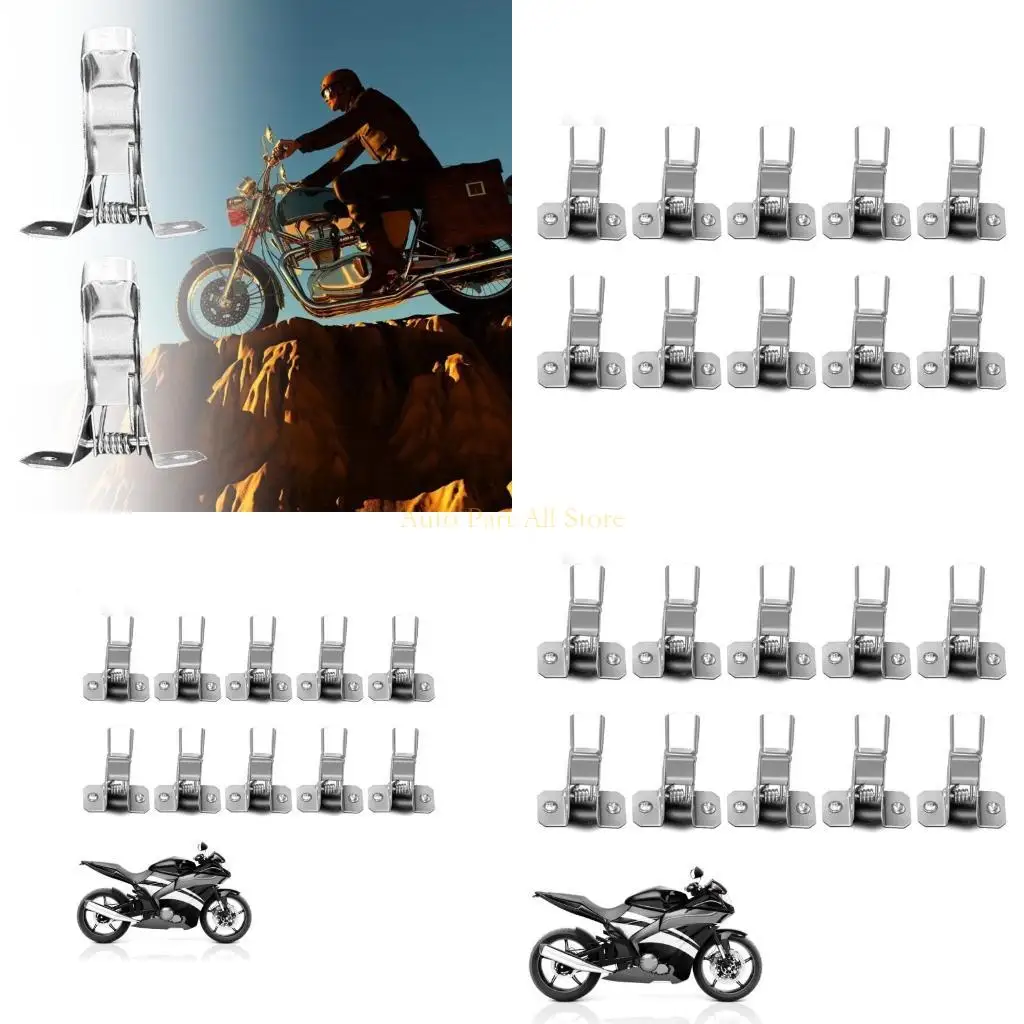 

J0MA Metal Mop Holder Hook Wall Mounted Mop Rack Brush Broom Hanger Rack