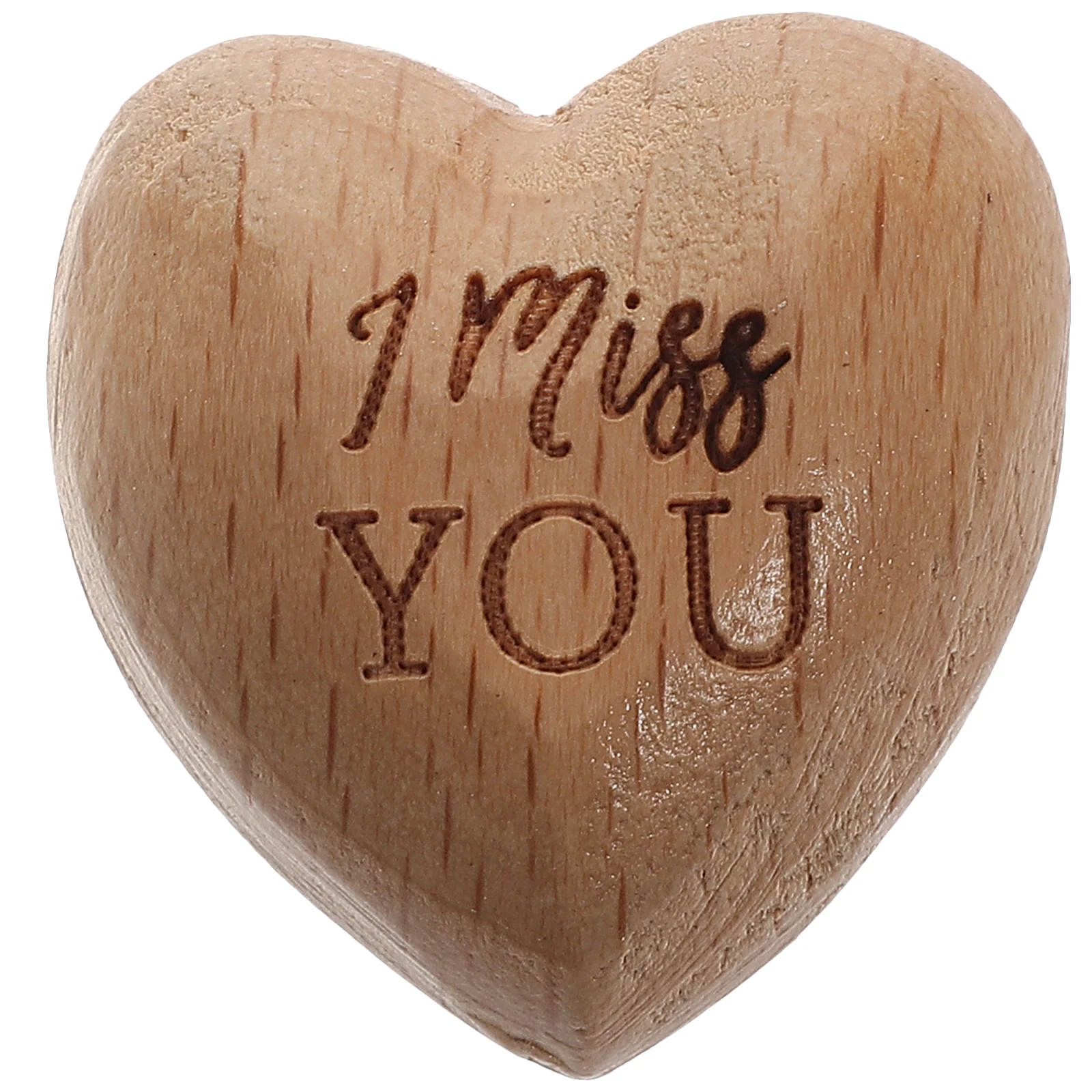 

1pcs Wooden Heart Decor Simple Artistic Design Material Bedroom Desktop Mantelpiece Centerpiece Statue Gift