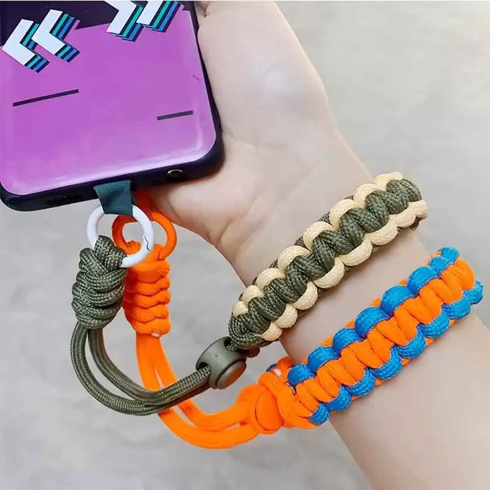 Cute Mobile Phone Lanyard Hanging Decoration Can Be Carried Twist Rope Anti-loss Pendant Fashion Strong Wrist Short Straps Band view 6