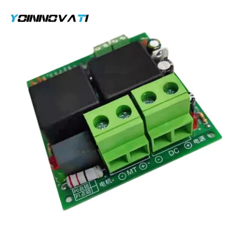 12V 24V DC Motor Forward and Reverse Controller Relay Control Board 80A High Current DC Motor Driver Modules with Limit P0 P1 M5