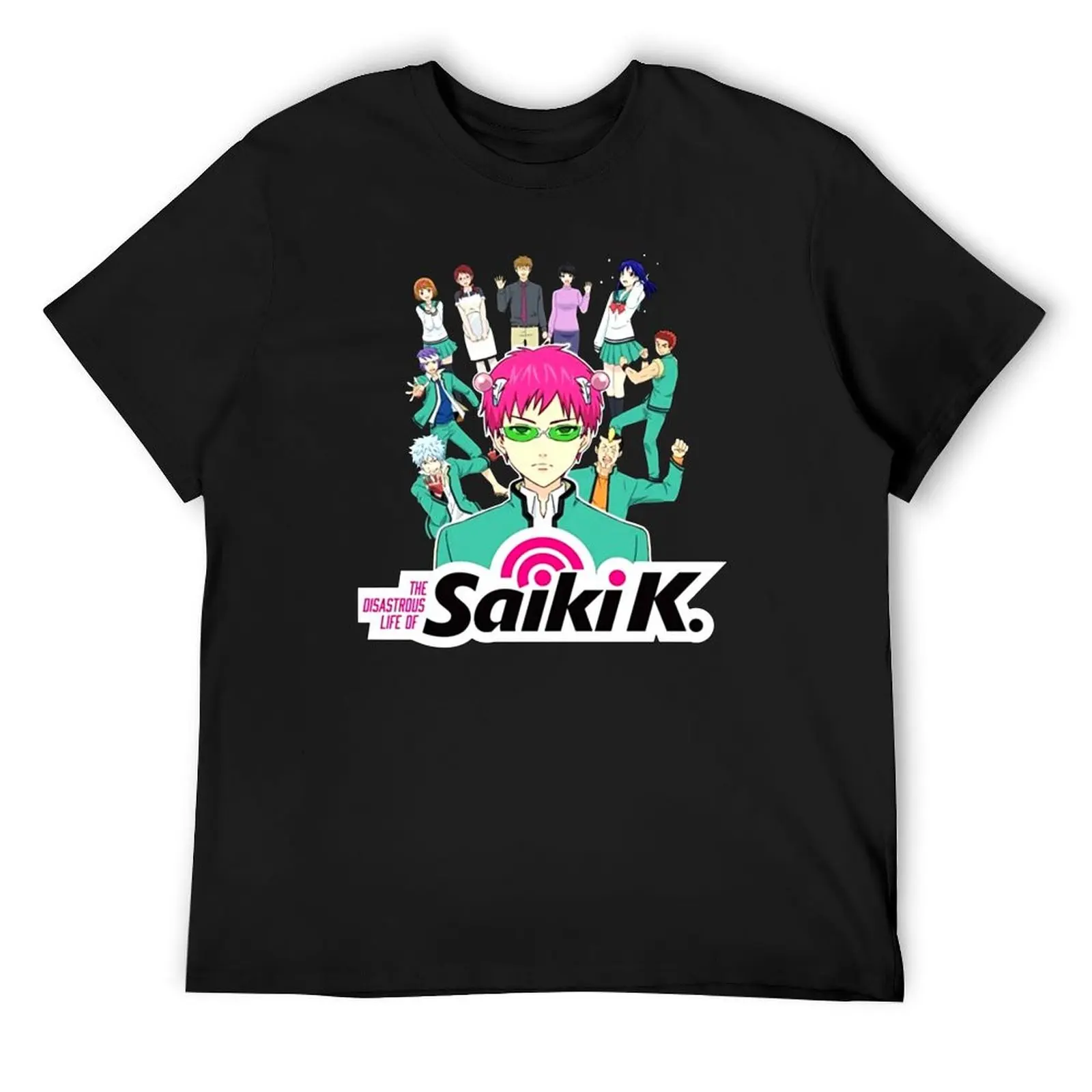 

Футболка Saiki K Magnet, летние топы, новое издание, рубашки на заказ, футболка с рисунком для мужчин