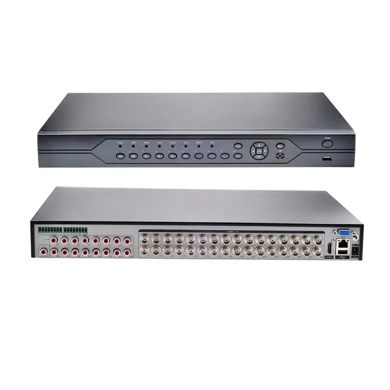 Solid and sturdy Digital Video Recorder Register H.265+ 2 HDD for 24/7 Recording AHD IP Camera System Security