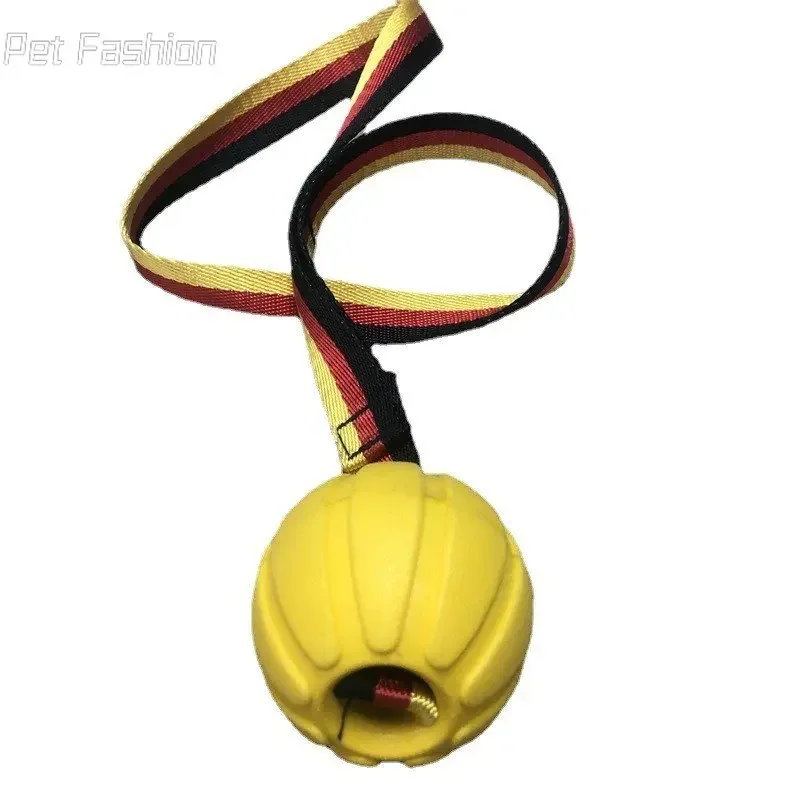 EVA Hund Kauen Ball Haustier Hund Ausbildung Ball Welpen Beißen Resistent Ball mit Seil Pet Fliegende Scheibe Ausbildung Ring Puller welpen Hund Spielzeug