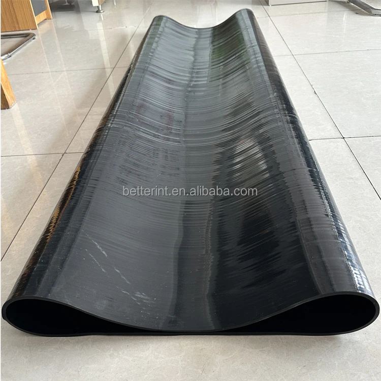 خرطوم مطاط السيليكون الأسود 10 بوصة اتصال مرن مع معرف 250 مم لمحطة خلط الخرسانة