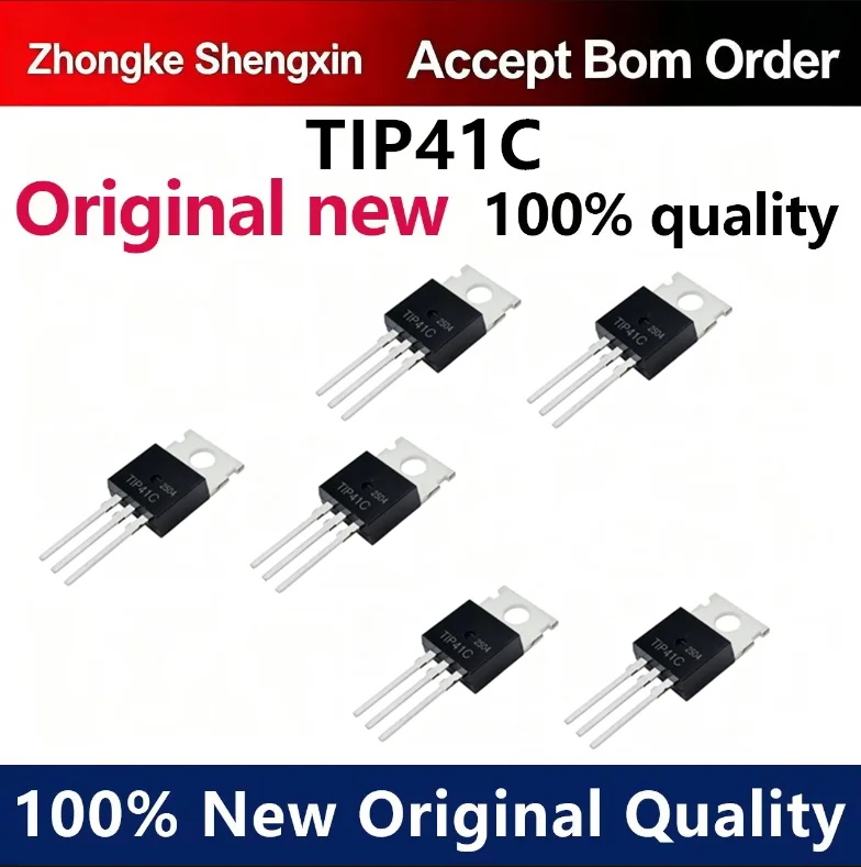 （5pcs）New original imported genuine TlP41C transistor TIP41C amplifier power transistor