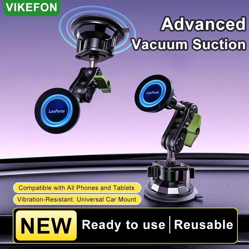 

Универсальный автомобильный держатель для телефона MagSafe, прочная подставка на присоске MagSafe для iPhone 17-12, стабильный кронштейн для ветрового стекла приборной панели