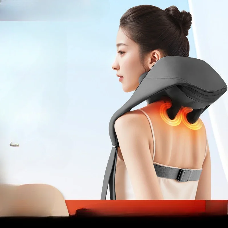 

Multi-functional U-shaped Simulation Human Kneading Clip Massage Cape Cervical Spine Massager Shoulder & Back Massager