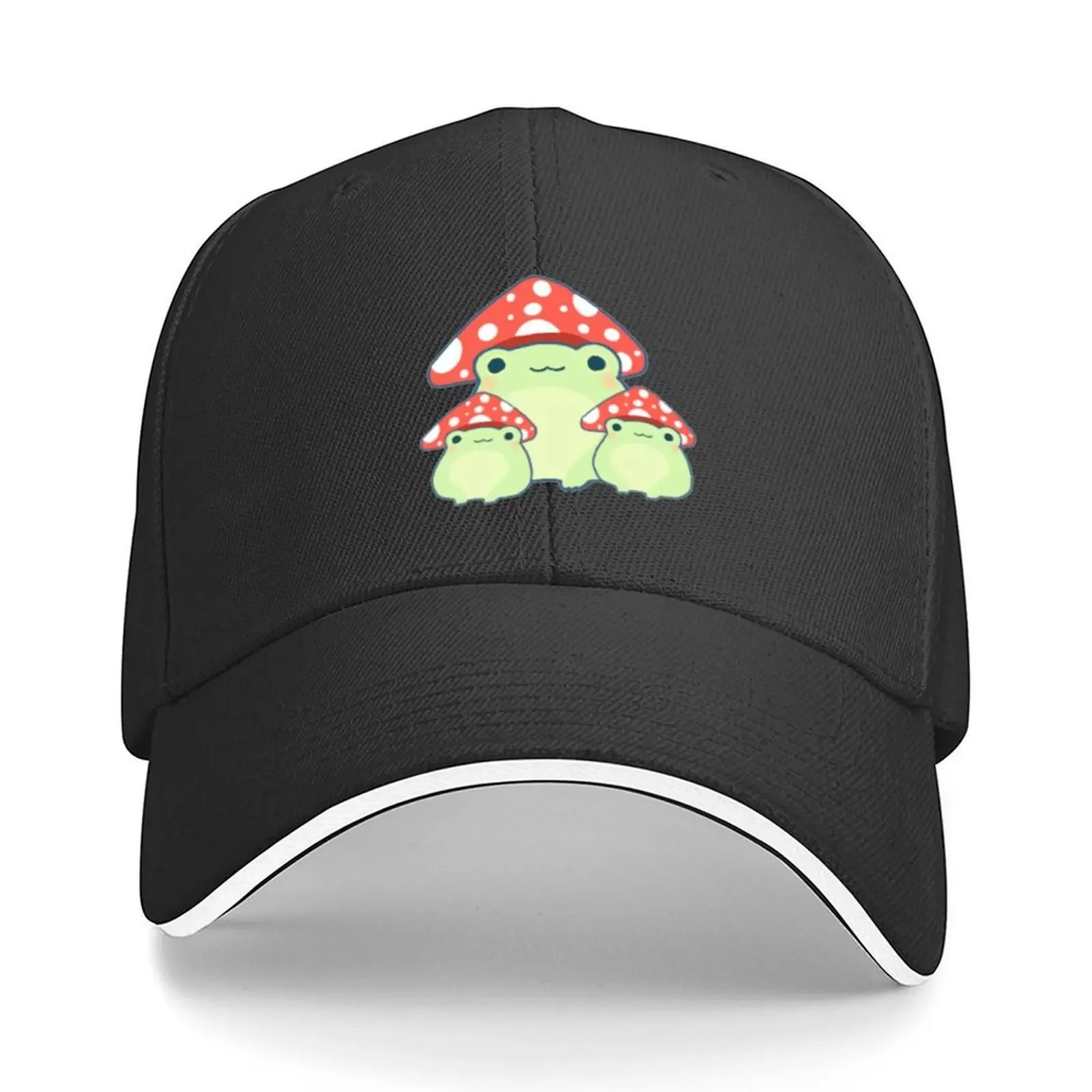 فطر الضفدع الأسرة قبعة بيسبول الشاطئ بحار قبعة للرجال قبعة جولف رجل قبعات فريدة المرأة القبعات للشمس الرجال