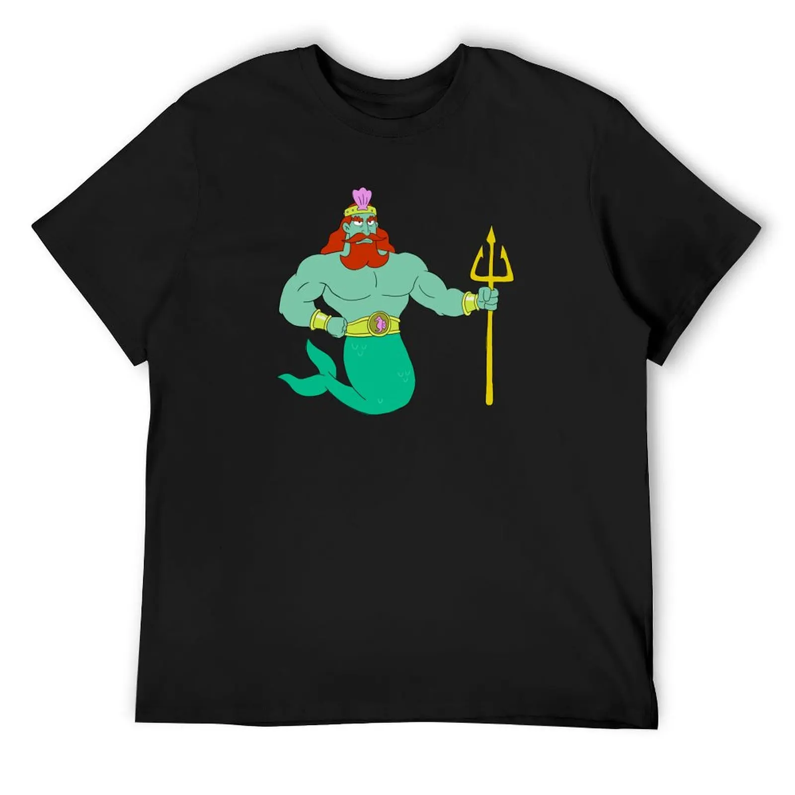 

King Neptune T-Shirt boys whites quick drying graphics vintage graphic tee plain t shirts men