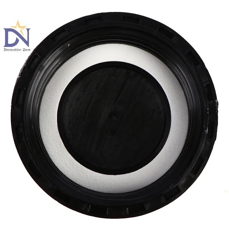 Black Plastic valve Lid 3\