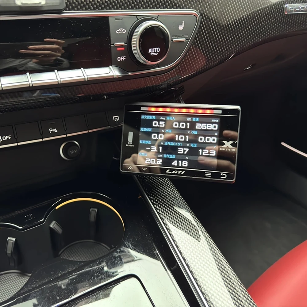 Neues Head-up-Display der vierten Generation LUFI X7 OBD-Instrument Wassertemperatur Abgastemperatur Turbogeschwindigkeit LCD-Messgerät – Detail 10