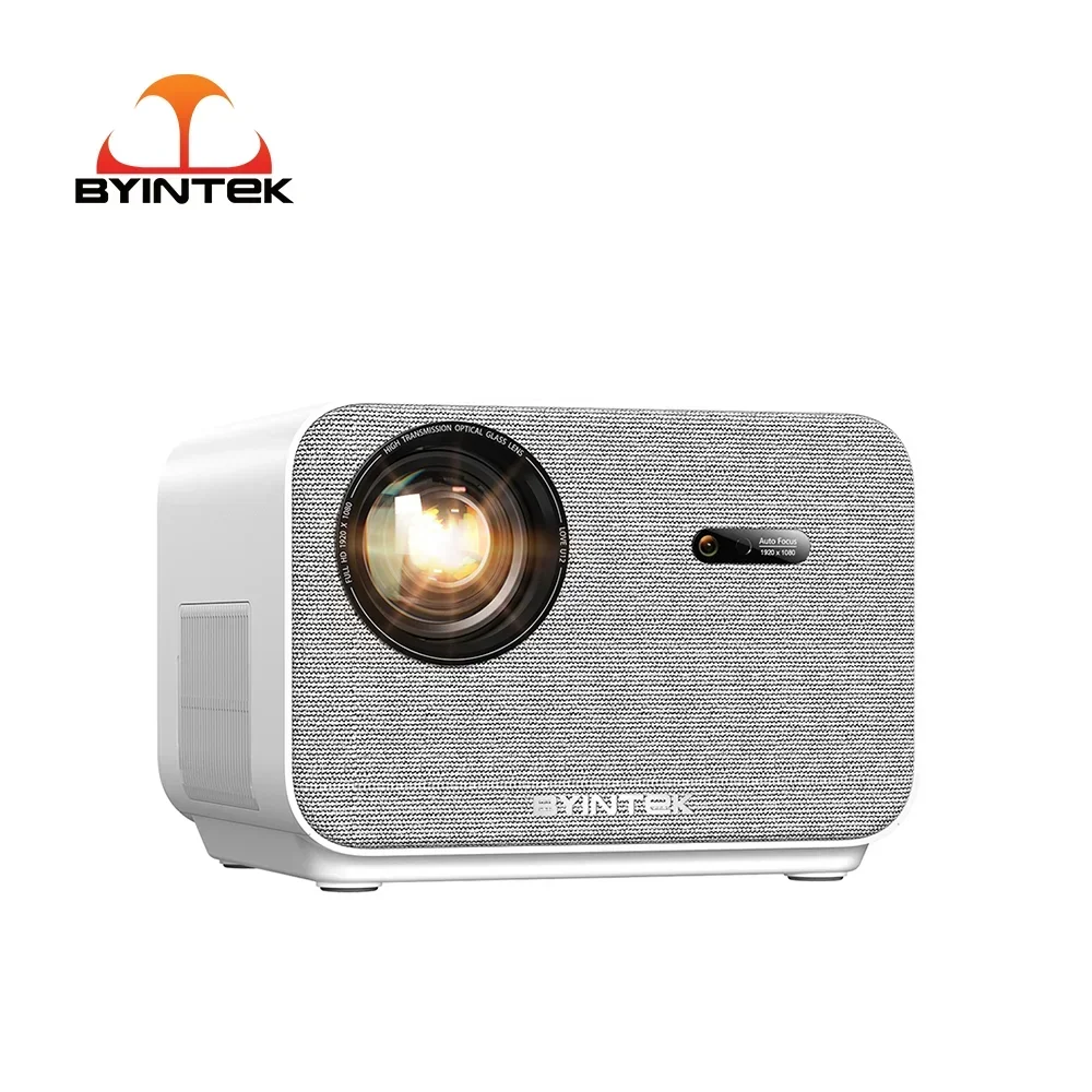 BYINTEK LOVE U12 Dust-Proof Smart Android WIFI LED Video Home Theater Portable 1080P 3D 4K Cinema Projector with Fabric Art