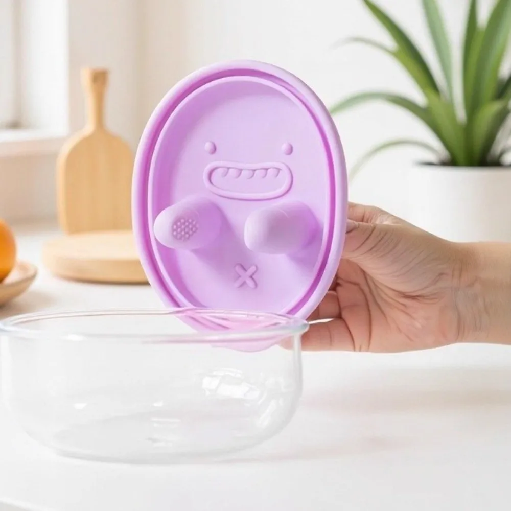 

Portable Silicone Lid Snack Storage Box No-Mess Multifunctional Lunch Box Reusable Leak-Proof Snack Organizer Picnic