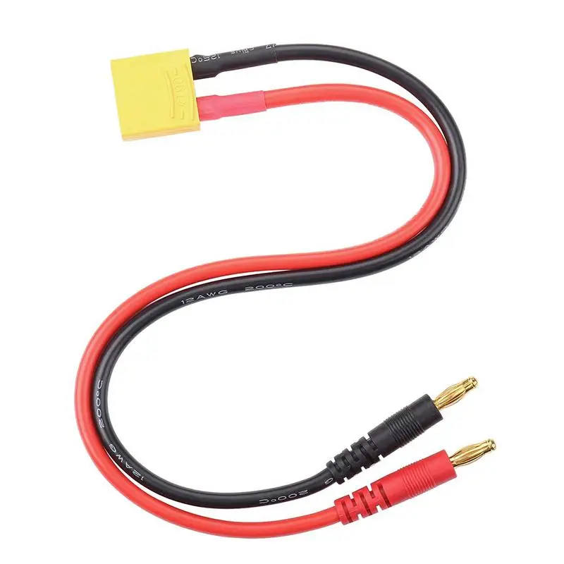 XT90 a 4mm spine a Banana cavo di ricarica batteria Lipo caricabatterie cavo 40cm 12AWG/14AWG per imax B6